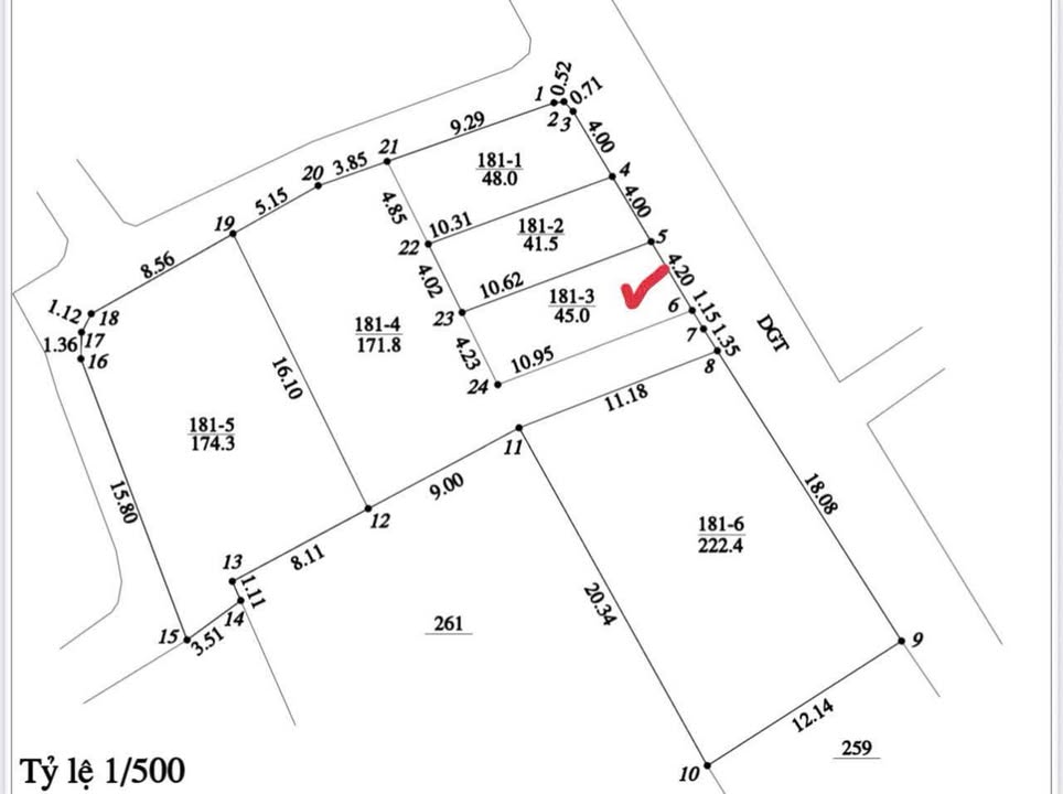 Đất Lô Góc 45m² Thọ Xuân, Đan Phượng - Ô tô Tránh, Sẵn Sổ Đỏ