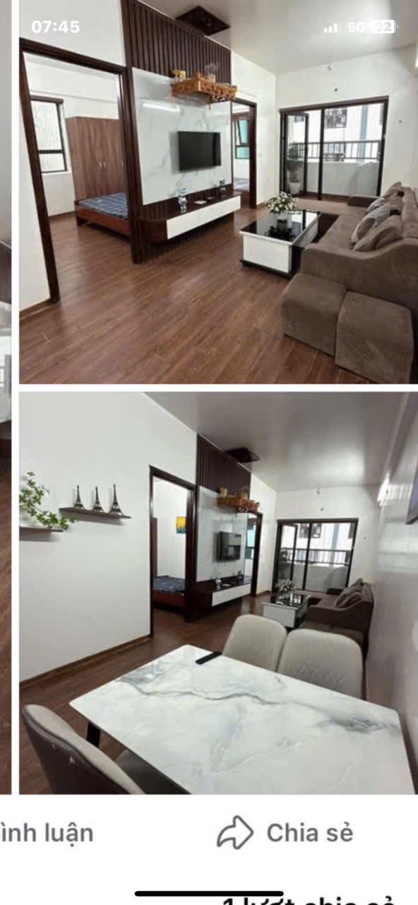 Chung cư Arita Home Vinh 55m² 2,2 tỷ - Full nội thất