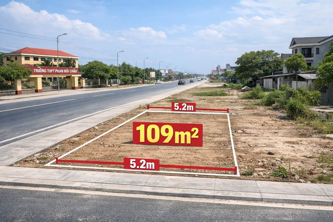 Đất nền Nghi Đức, TP Vinh 109m² - Tiềm năng tăng giá vượt trội!