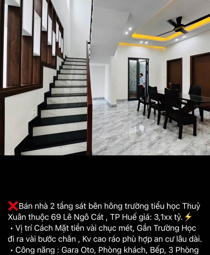 Nhà 2 Tầng 112m² Lê Ngô Cát, Huế - Sổ Hồng, Ô Tô Vào Nhà
