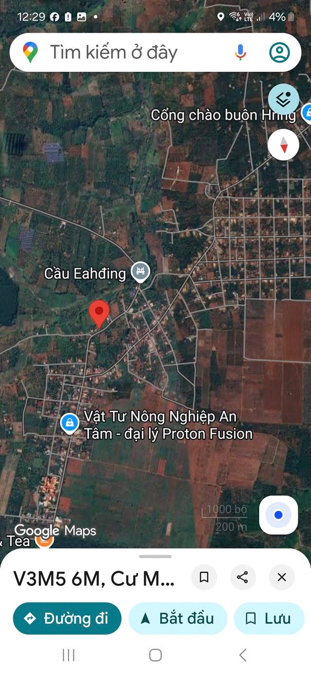 Đất Ea H'đinh Cư M'gar 1456m² giá 5.6 tỷ - Vị trí vàng làm kho xưởng