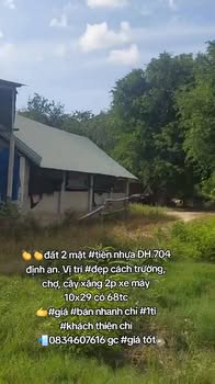 Đất Nền 2 Mặt Tiền Đường H.704, Dầu Tiếng - 290m² Sổ Hồng Sẵn Sàng