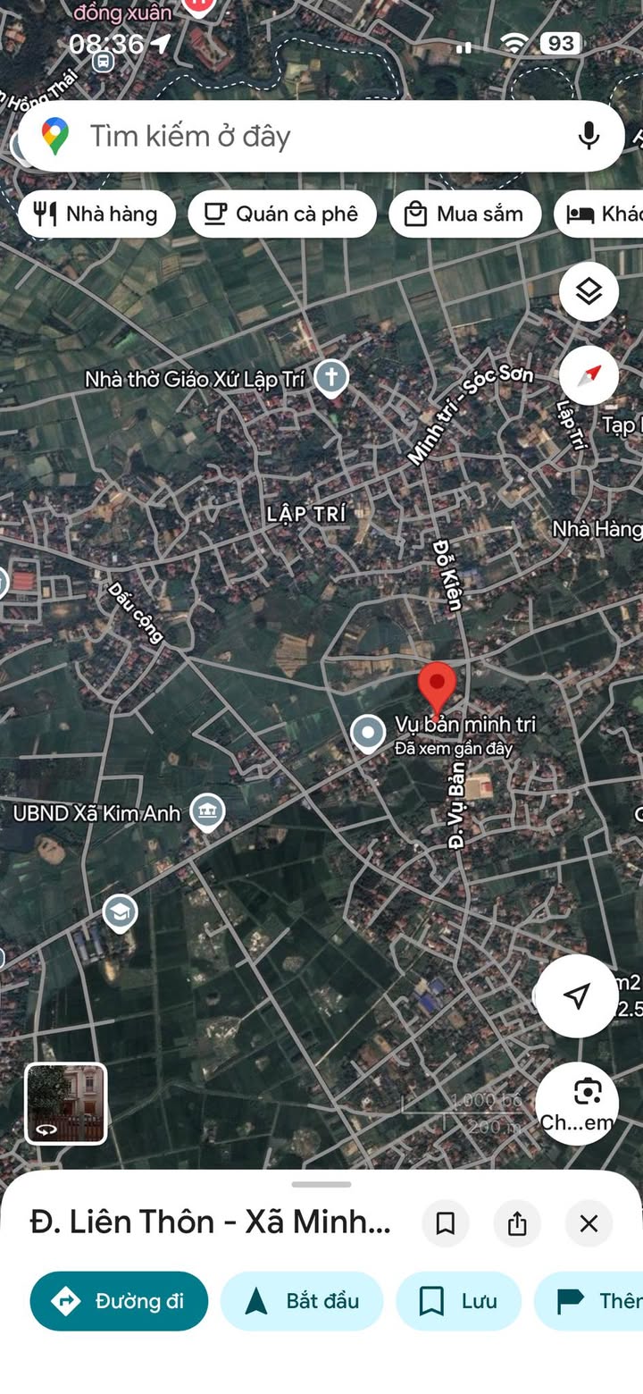 Đất Sóc Sơn 150m² Mặt Đường Liên Thôn Vụ Bản - Sổ Đỏ Sẵn Sàng