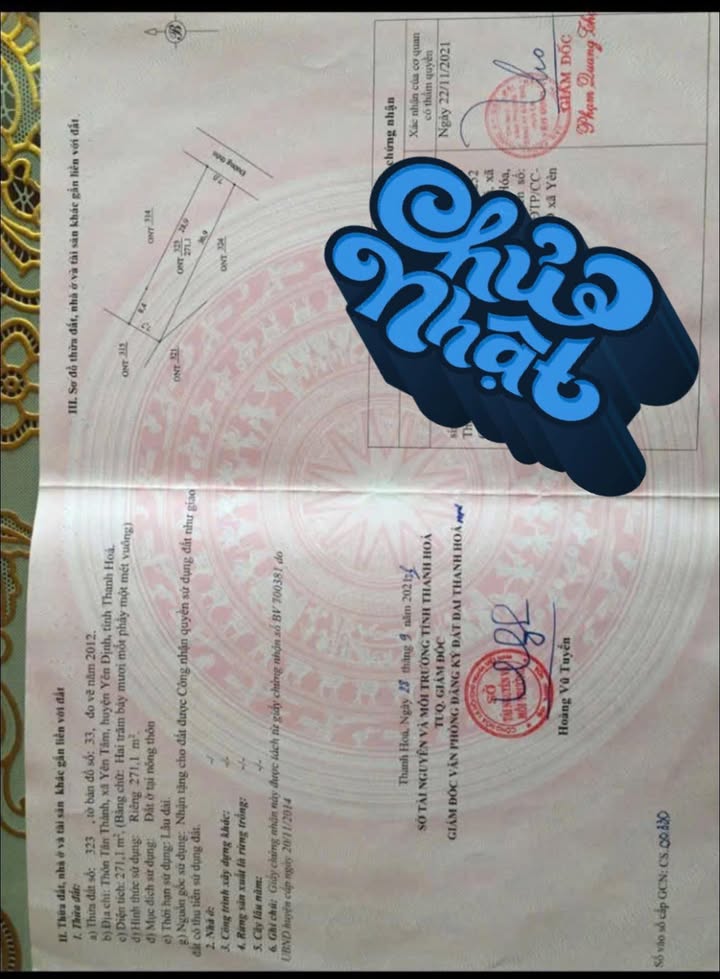 Đất nền Yên Thạch, Sông Lô 252m² - Đất thổ cư 100%, sổ đỏ sẵn sàng!