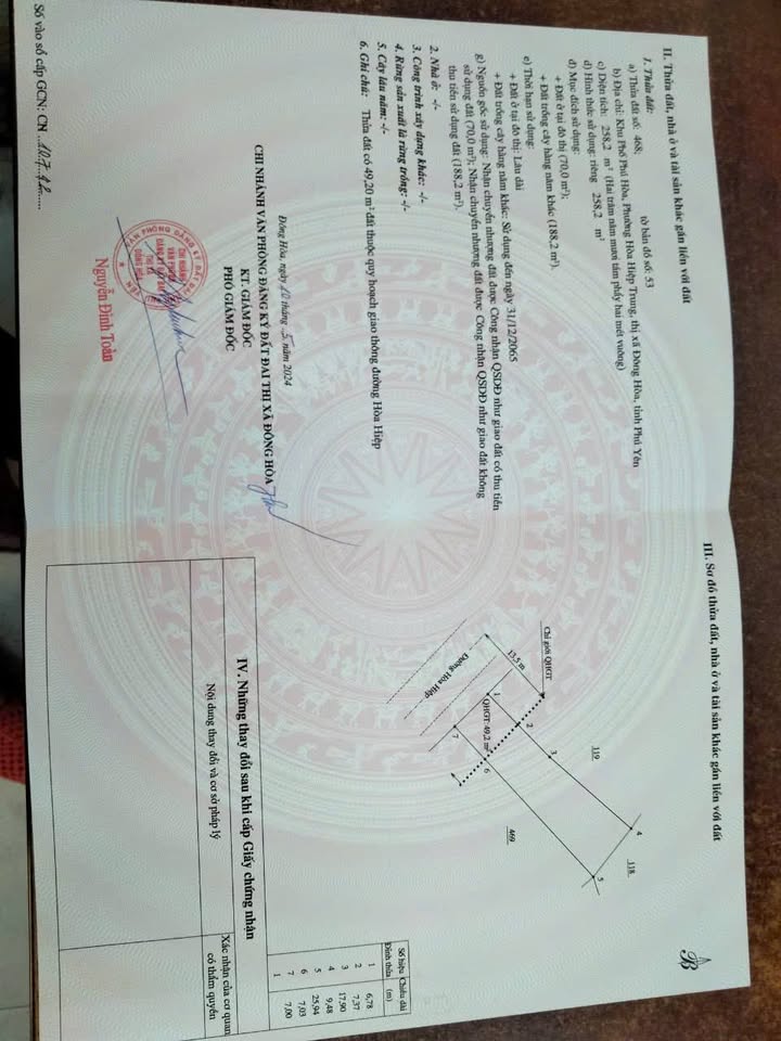 Nhà Mặt Tiền QL29 Phú Hòa, 258m², Giá 2.2 Tỷ - Kinh Doanh Đắc Lợi, Gần Biển