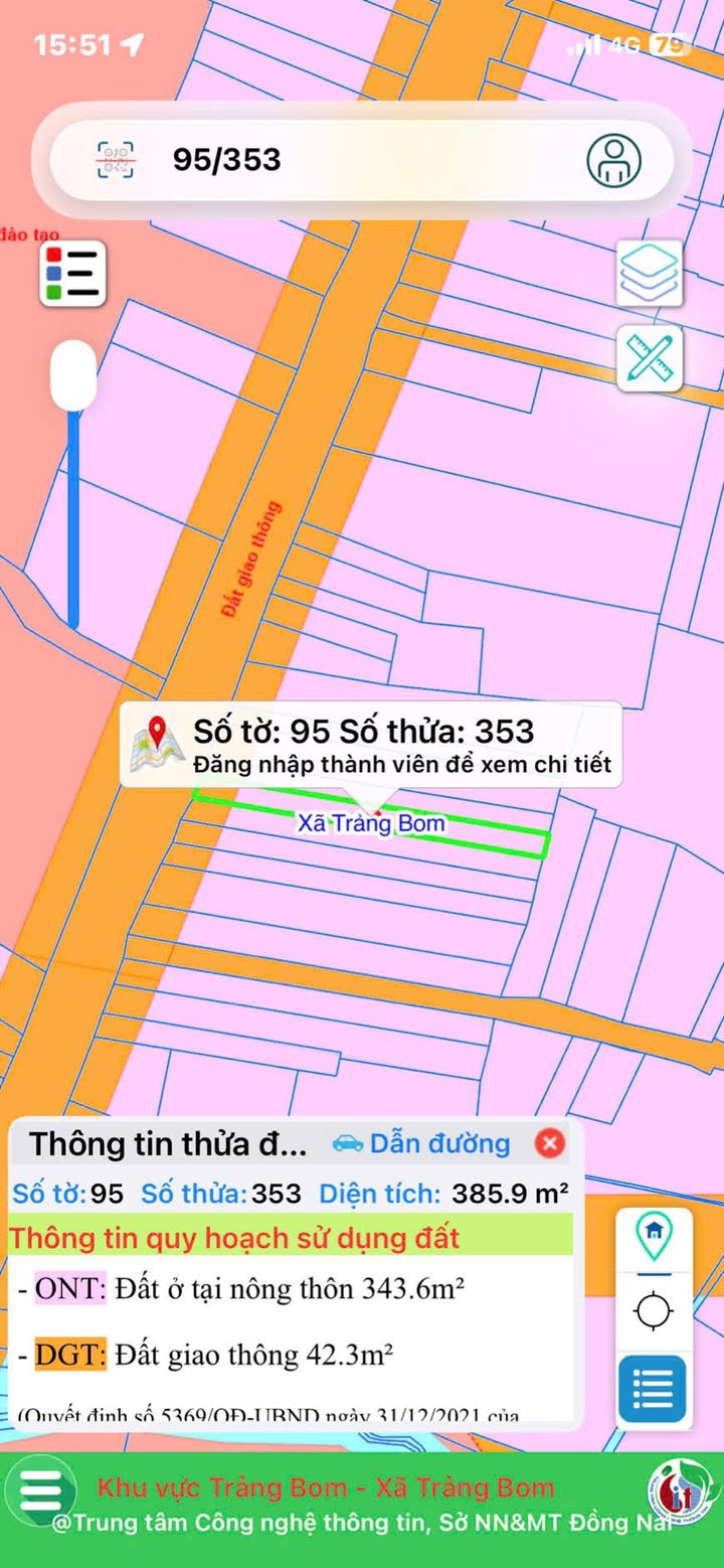 Bán nhà mặt tiền Nguyễn Hoàng Trảng Bom 385m² 3.8 tỷ - Vị trí kinh doanh đắc địa