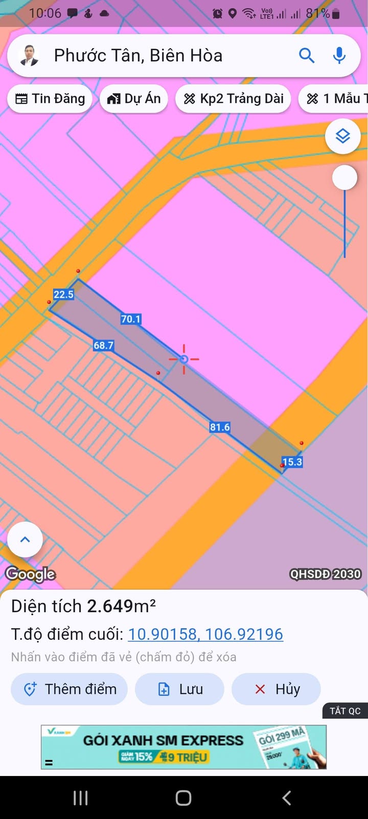 Đất Giáo Dục Mặt Tiền Đinh Quang Ân, Biên Hòa 2500m² - Giá 12.5 Tỷ