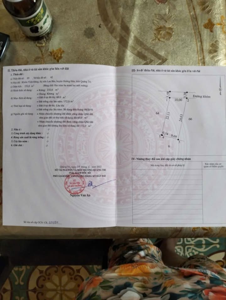 Đất nền Lao Bảo - Quảng Trị 232m² 350 triệu - Đường to ô tô