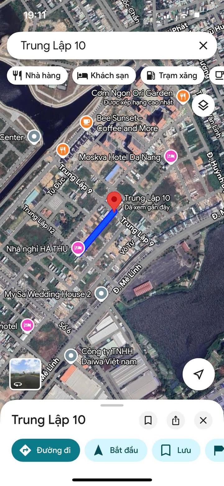 Bán Đất Trung Lập 10 Đà Nẵng 100m² - Hướng Đông Nam, Gần Công Viên