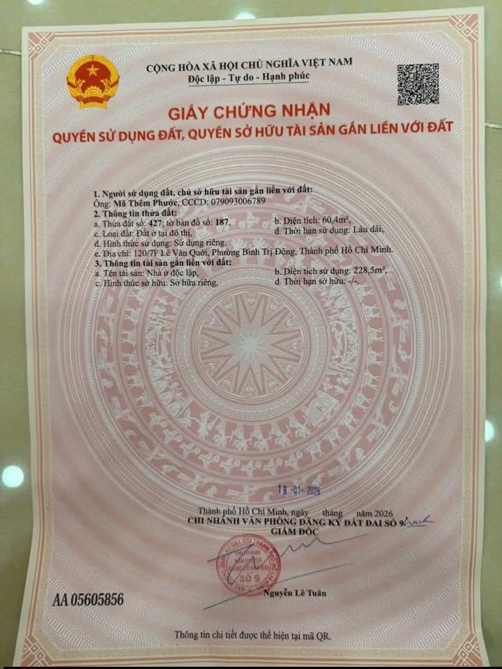 Nhà phố Lê Văn Quới Bình Tân 60m² - Đường lớn sầm uất, kinh doanh đỉnh!