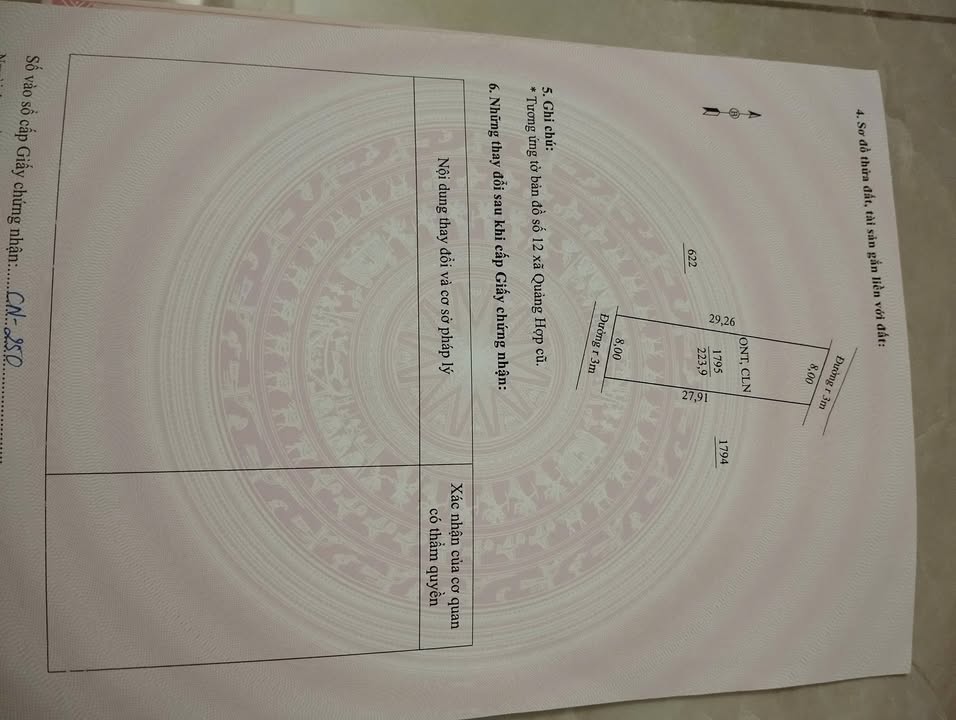 Bán Đất Thổ Cư 232m² Xã Quảng Hợp, Thanh Hóa - Sổ Đỏ Sẵn Sàng