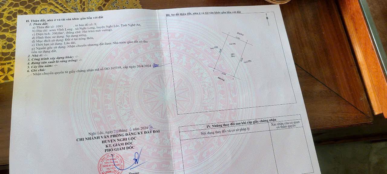 Đất đấu giá Nghi Long 200m² - Sổ đỏ sẵn sàng, giá chỉ 2 tỷ