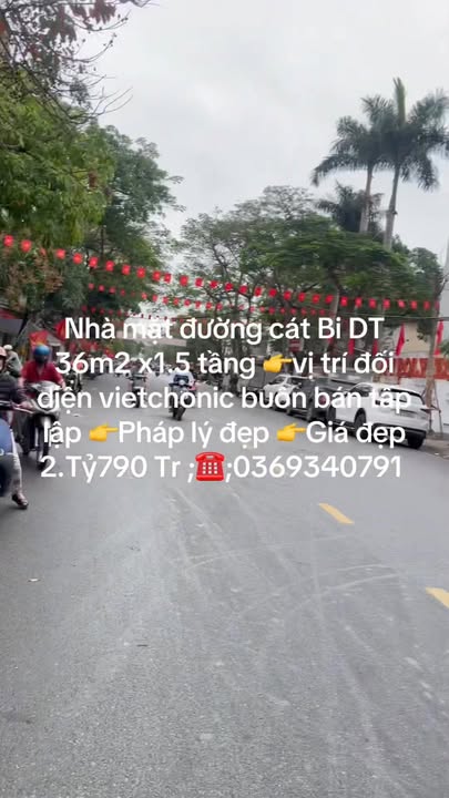 Nhà Mặt Tiền Cát Bi, Hải Phòng - 36m², Kinh Doanh Đắc Lộc - 2.79 Tỷ