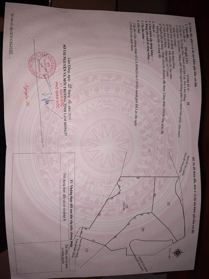 Đất nền Xuân Trường Đà Lạt 9000m² - Sổ đỏ chính chủ, giáp rừng thông!