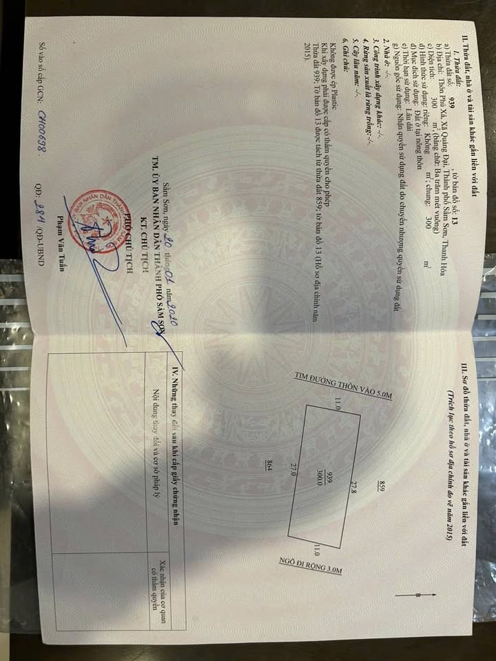 Đất nền Quảng Đại 297m² - Tiềm năng tăng giá ven biển