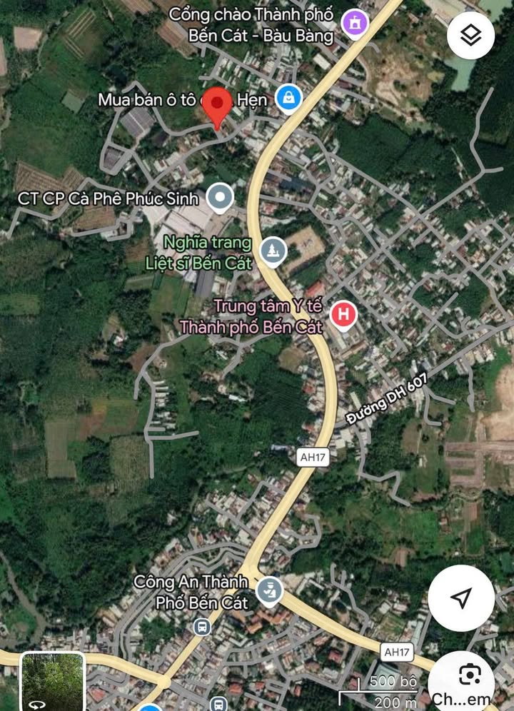 Đất nền Phường Bến Cát 145m² thổ cư 60m² - Giá đầu tư tốt!