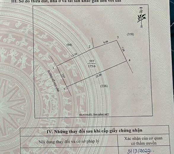 Đất nền Hồ Học Lãm, TP Vinh 176m² - Đầu tư sinh lời!