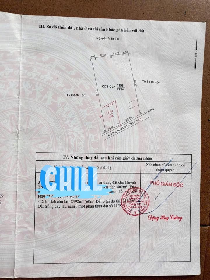 Đất Vàng 2400m² Mặt Tiền Tỉnh Lộ - Trung Tâm Thủ Dầu Một, Bình Dương