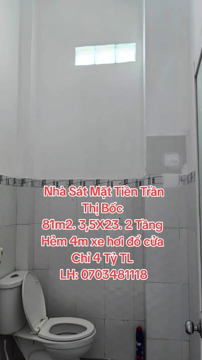 Nhà Trần Thị Bốc Hóc Môn 81m² 4 tỷ - Sổ hồng sẵn, ô tô đỗ cửa!
