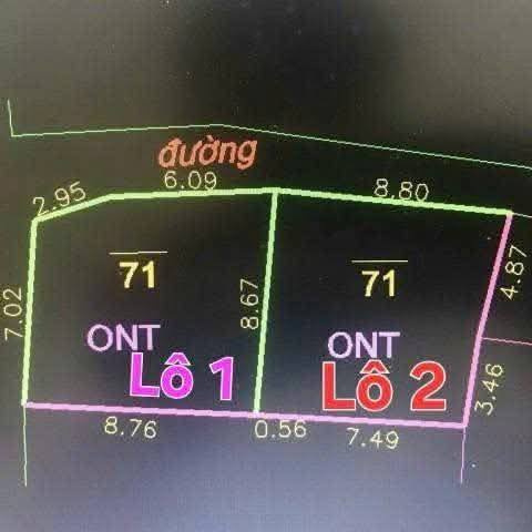 Đất nền Thanh Tâm, Thanh Liêm 71m² - Sổ đỏ chính chủ, giá tốt!