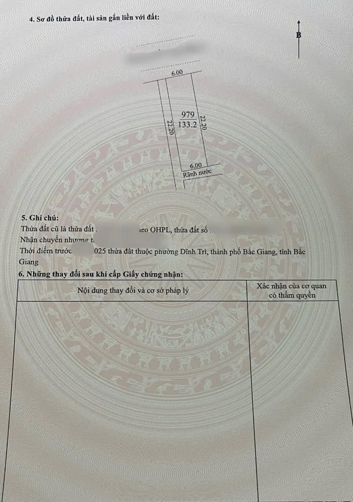 Đất nền KDC Chợ Cốc Bắc Giang 133m² - Sổ đỏ chính chủ giá tốt