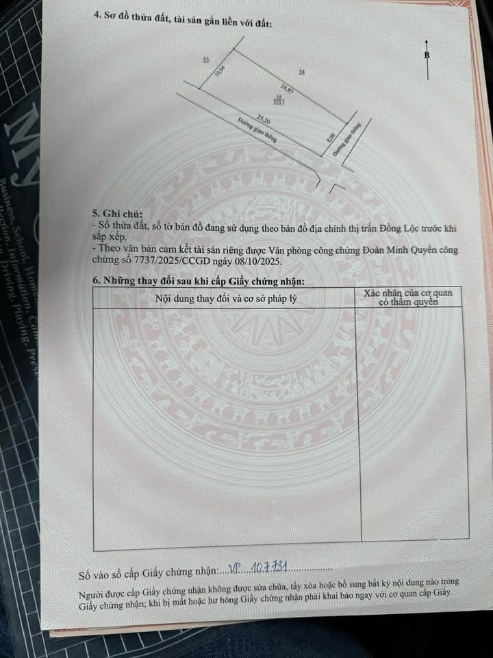 Đất Nền Thị Trấn Quán Hành, Nghi Lộc - 200m² 2 Mặt Tiền, Sổ Đỏ Riêng