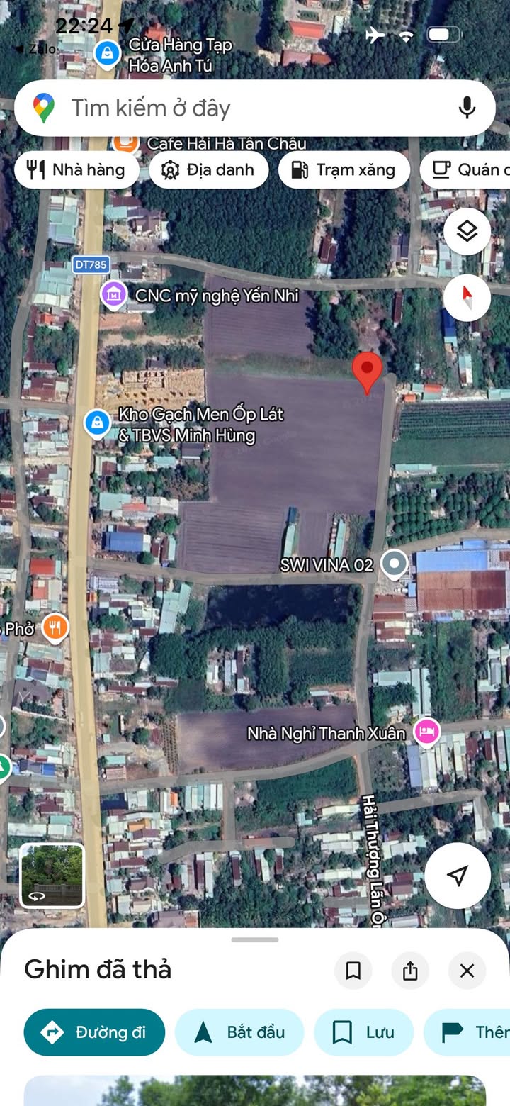 Đất nền Tân Châu 1727.5m² giá 78 triệu/m² - Pháp lý rõ ràng!