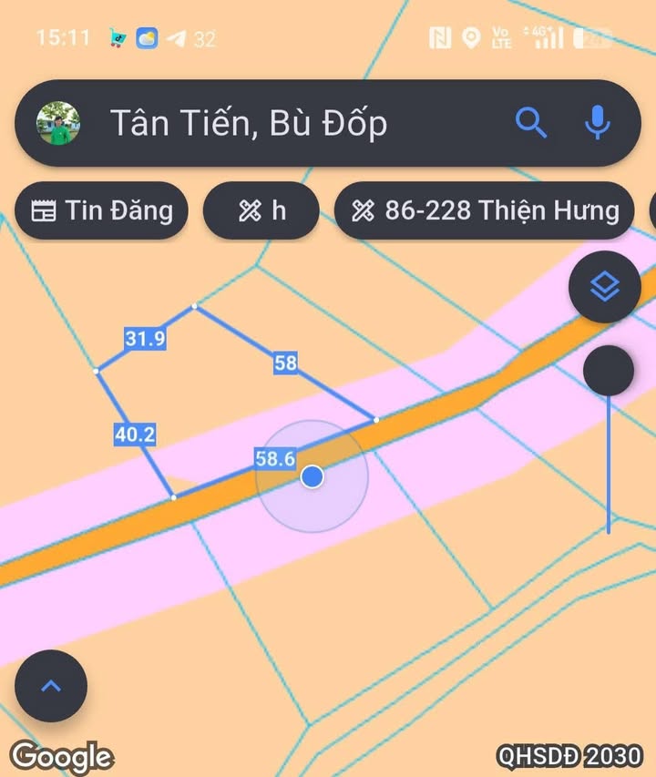 Đất nền Ấp Sóc Nê, Đồng Phú 720m² - Sổ hồng chính chủ!