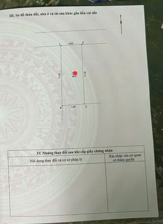 Đất nền Chương Dương 45m² giá 3 tỷ - Xây dựng tự do!