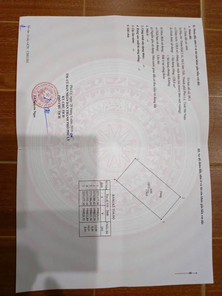 Đất nền Thành phố Phủ Lý 128m² - Sổ đỏ chính chủ, tiềm năng tăng giá!