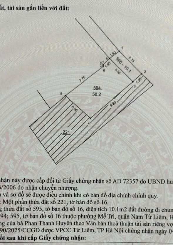 Nhà Đỗ Đức Dục 55m² hơn 11 tỷ - Tặng GPXD 7 tầng, ô tô đỗ cửa