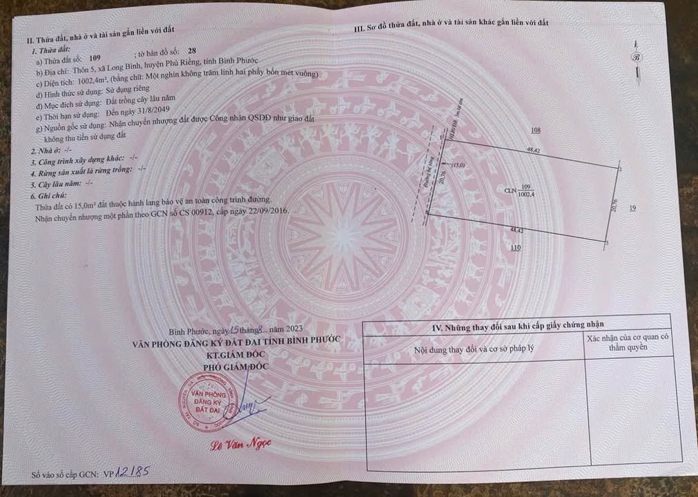 Bán đất TP. Thủ Đức 960m² giá 300 triệu - Giá tốt hiếm có!