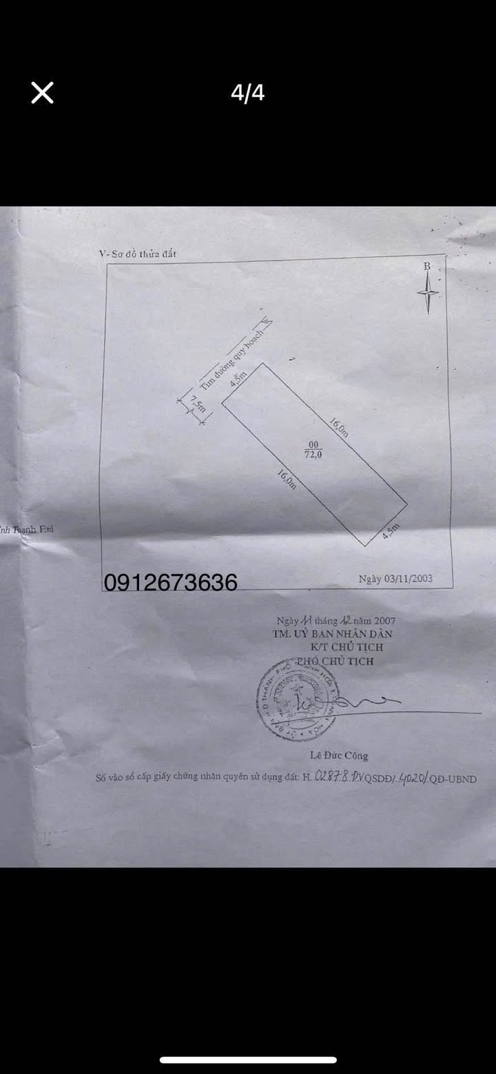 Đất nền Đông Phát TP Thanh Hóa 72m² chỉ 4 tỷ - Tiềm năng tăng giá vượt trội!