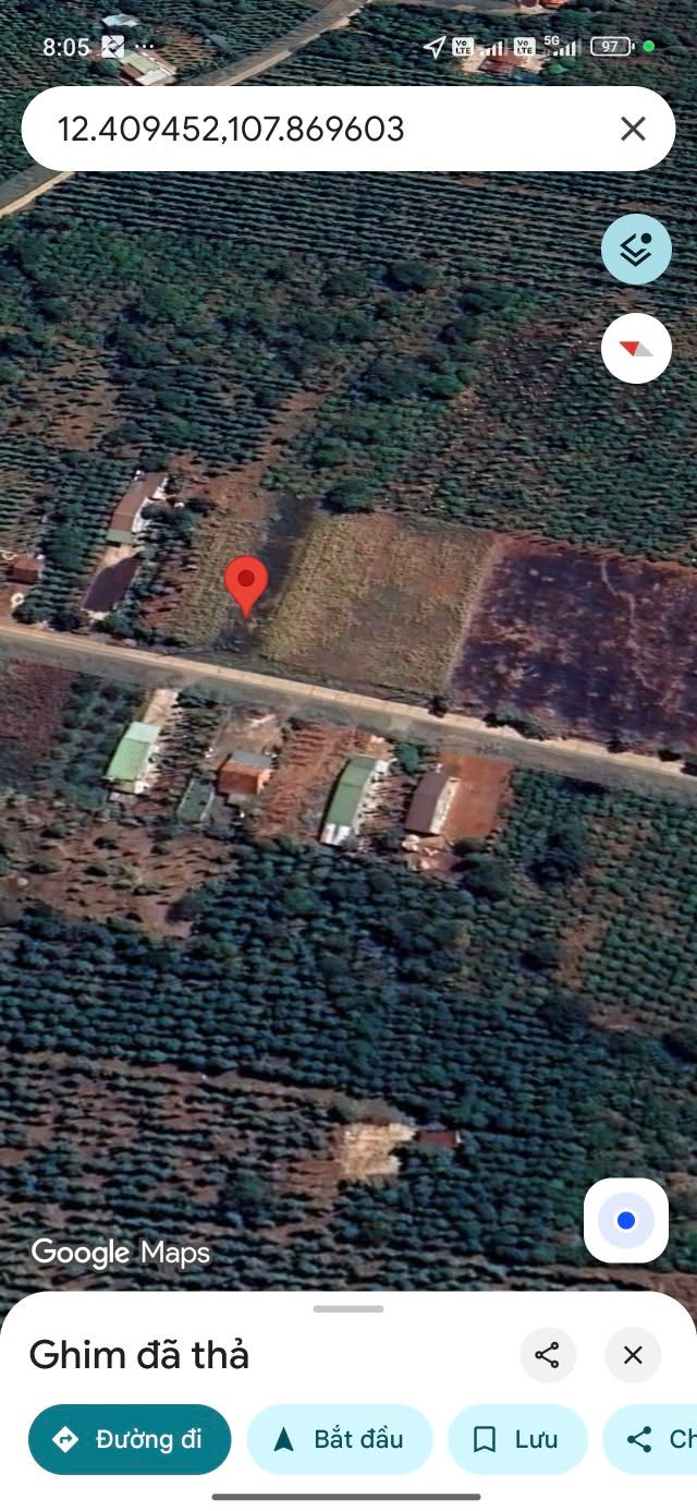 Đất nền Đăk Tâm Krông Nô 500m² - Sổ đỏ chính chủ, thổ cư sẵn