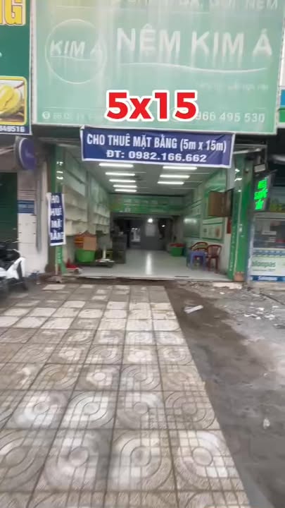 Mặt bằng kinh doanh 75m² Q.Bình Thạnh - Sầm uất, Vỉa hè rộng, 15 triệu
