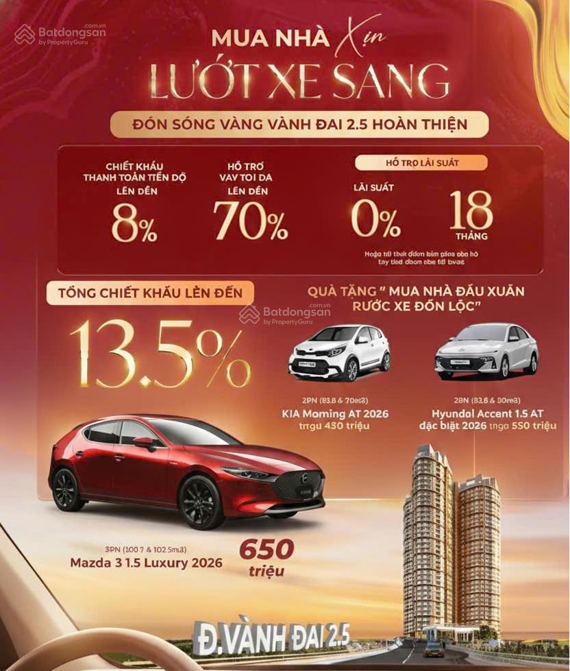 Căn hộ The Queen 90m² Giải Phóng - Full nội thất cao cấp!