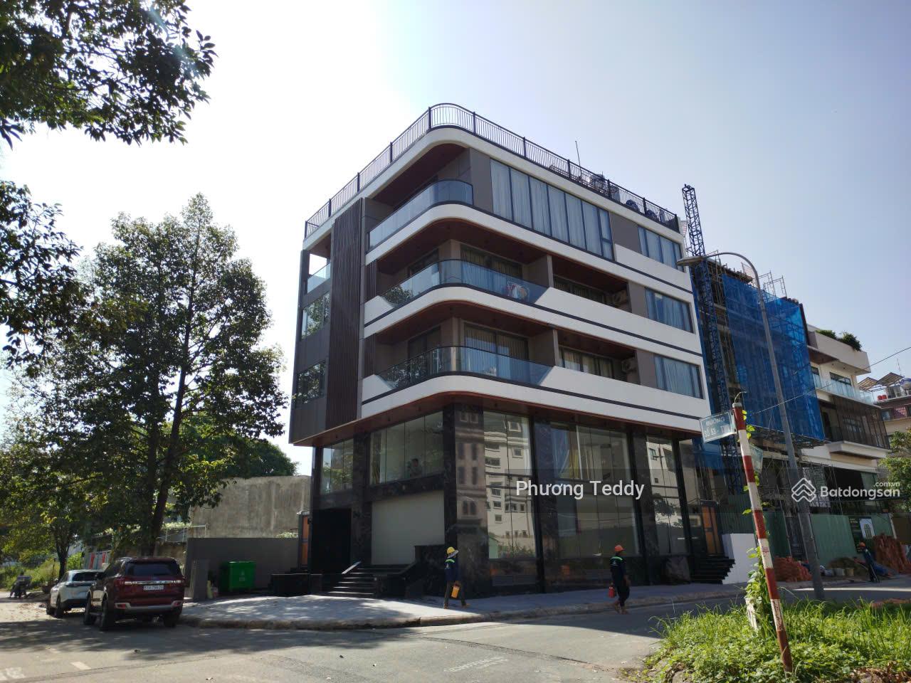 Nhà Góc 2 Mặt Tiền Bùi Tá Hán, An Phú Q2 - 200m², Hầm 5 Tầng, 53 Tỷ