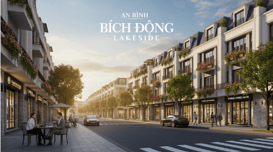 Liền kề Bích Động Lakeside 114m² - Kinh doanh đắc lộc, Sẵn sổ hồng