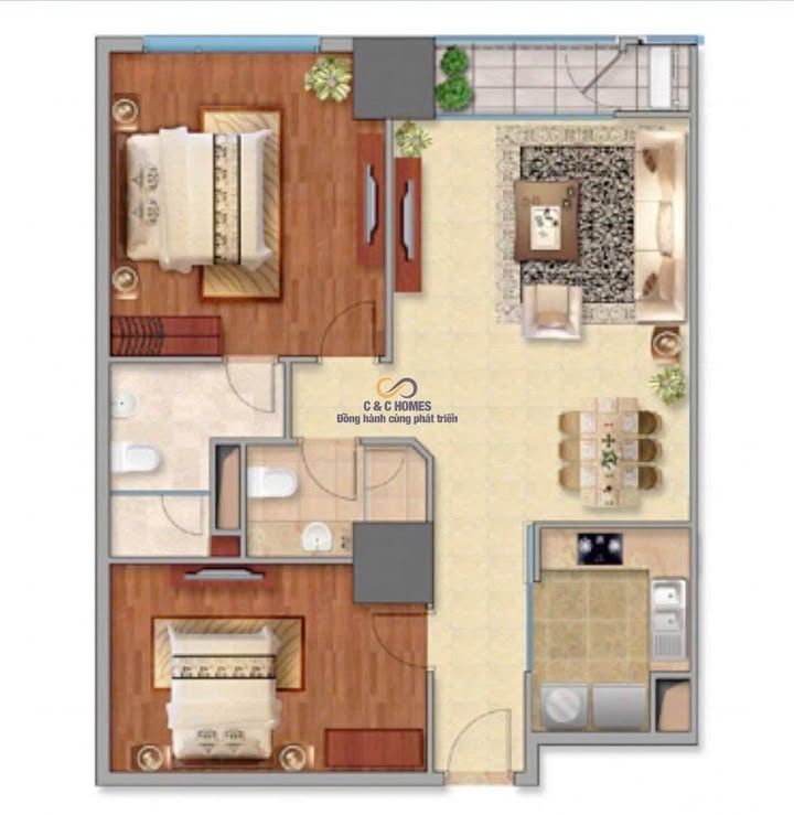 Căn hộ Times City 95m² - Full nội thất cao cấp, sẵn sàng vào ở!