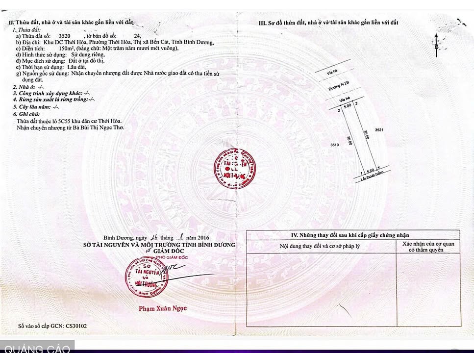 Đất Nền KĐT Đại học Việt Đức - 150m² - Giá 1.7 Tỷ - Sổ Đỏ Sẵn