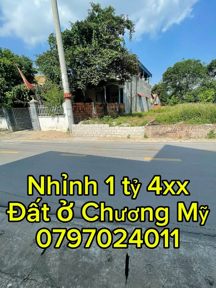 Đất Sổ Đỏ Chương Mỹ 80m² - Cách BX Yên Nghĩa 5 phút, Giá 1.4 Tỷ