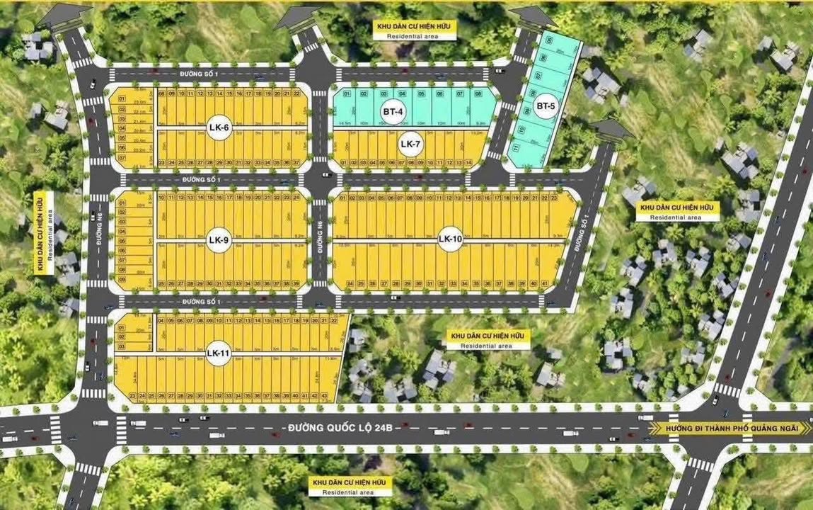 Đất nền KDC OM6 Quảng Ngãi 302m² - Tiềm năng tăng giá vượt trội!