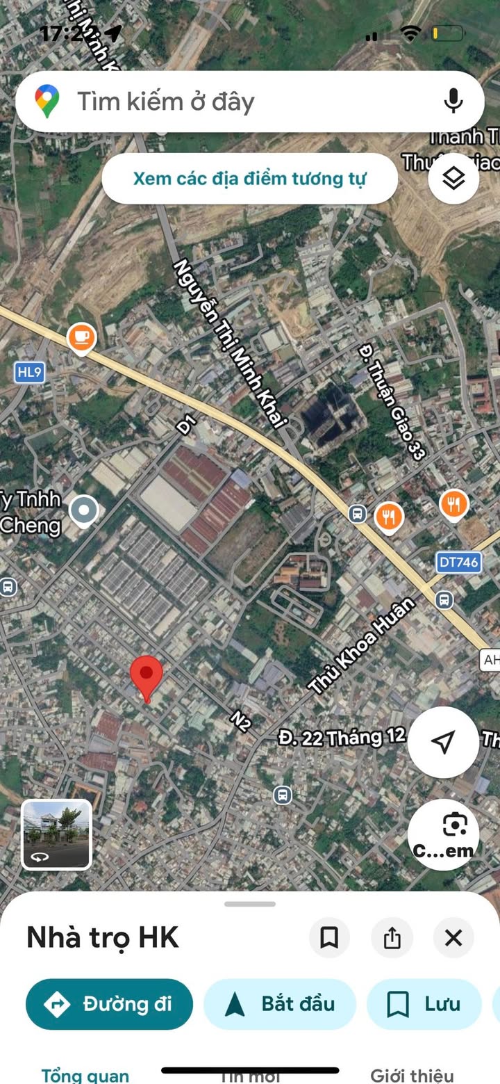 Khu Nhà Trọ 300m² An Thạnh, Thuận An – Dòng Tiền Ổn Định!