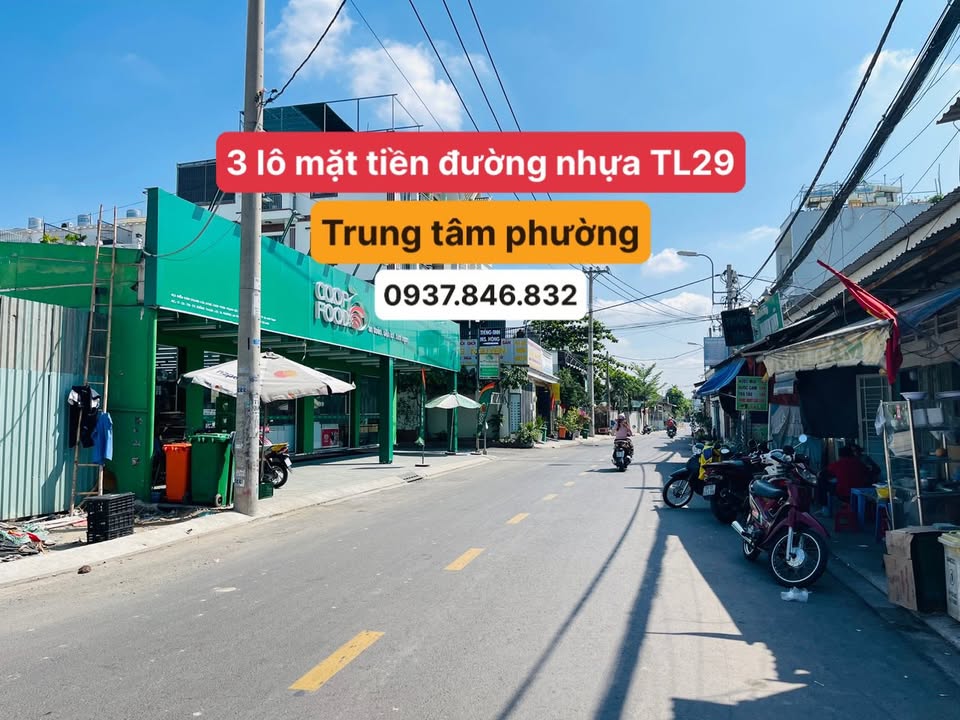Đất Mặt Tiền TL29, P. An Phú Đông, Q12 - 62m² Kinh Doanh Sầm Uất