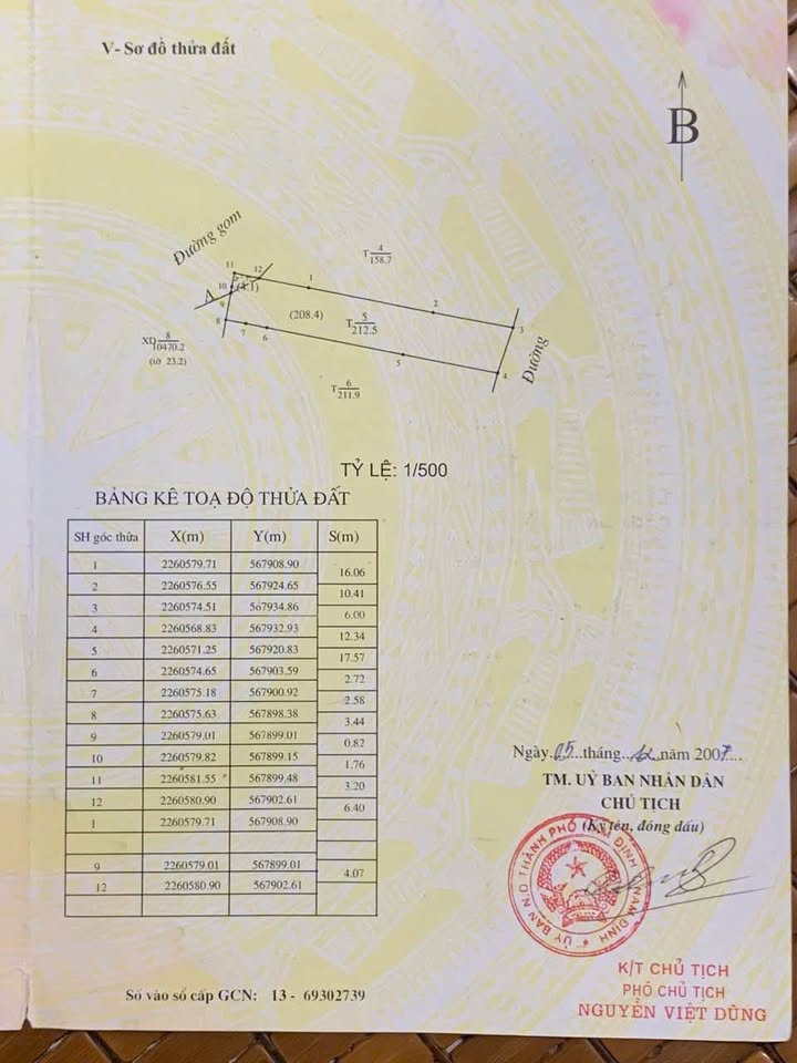 Đất Vàng 212.5m² Mặt Tiền Trần Anh Tông, Nam Định - Cơ Hội Đầu Tư Sinh Lời