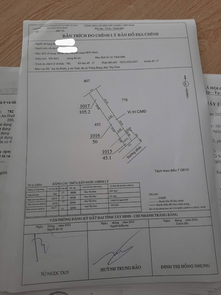 Đất Nền An Tịnh Tây Ninh 200m² - Sổ Đỏ Sẵn Sàng - Giá 900 Triệu