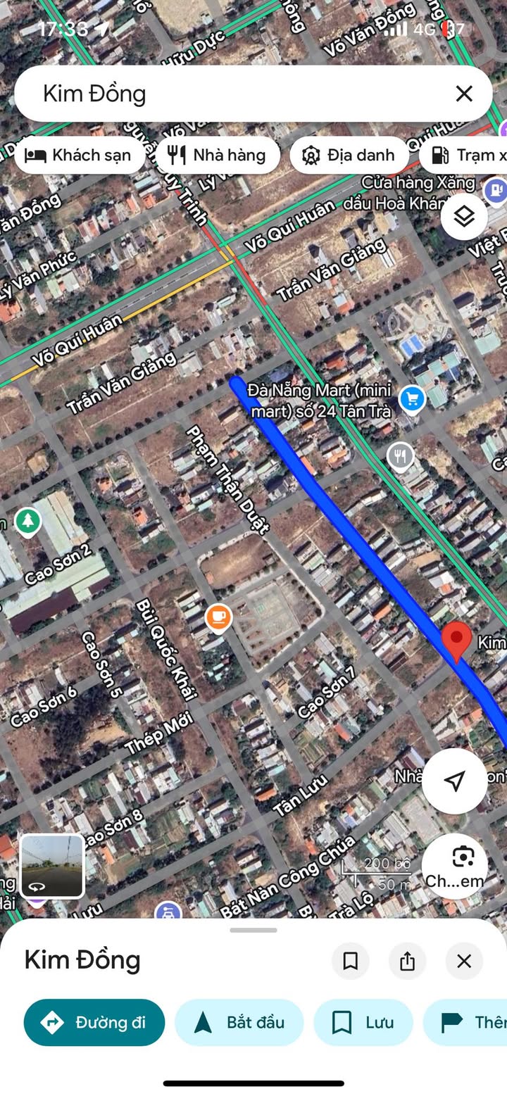 Đất nền Kim Đồng Ngũ Hành Sơn 205m² giá 11 tỷ - Tiềm năng tăng giá!