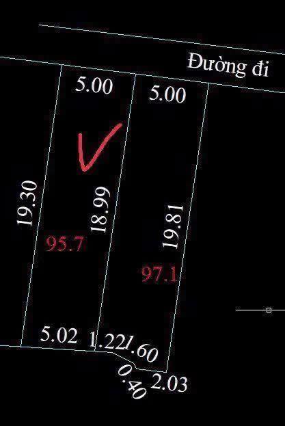 Đất nền Sơn Tây 95.7m² - Tuyến 2 QL21A, Giá 7xx Triệu