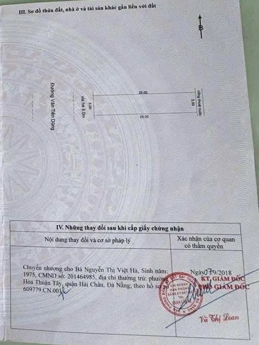 Đất nền Hòa Xuân 125m² - Sổ đỏ chính chủ, tiềm năng tăng giá!