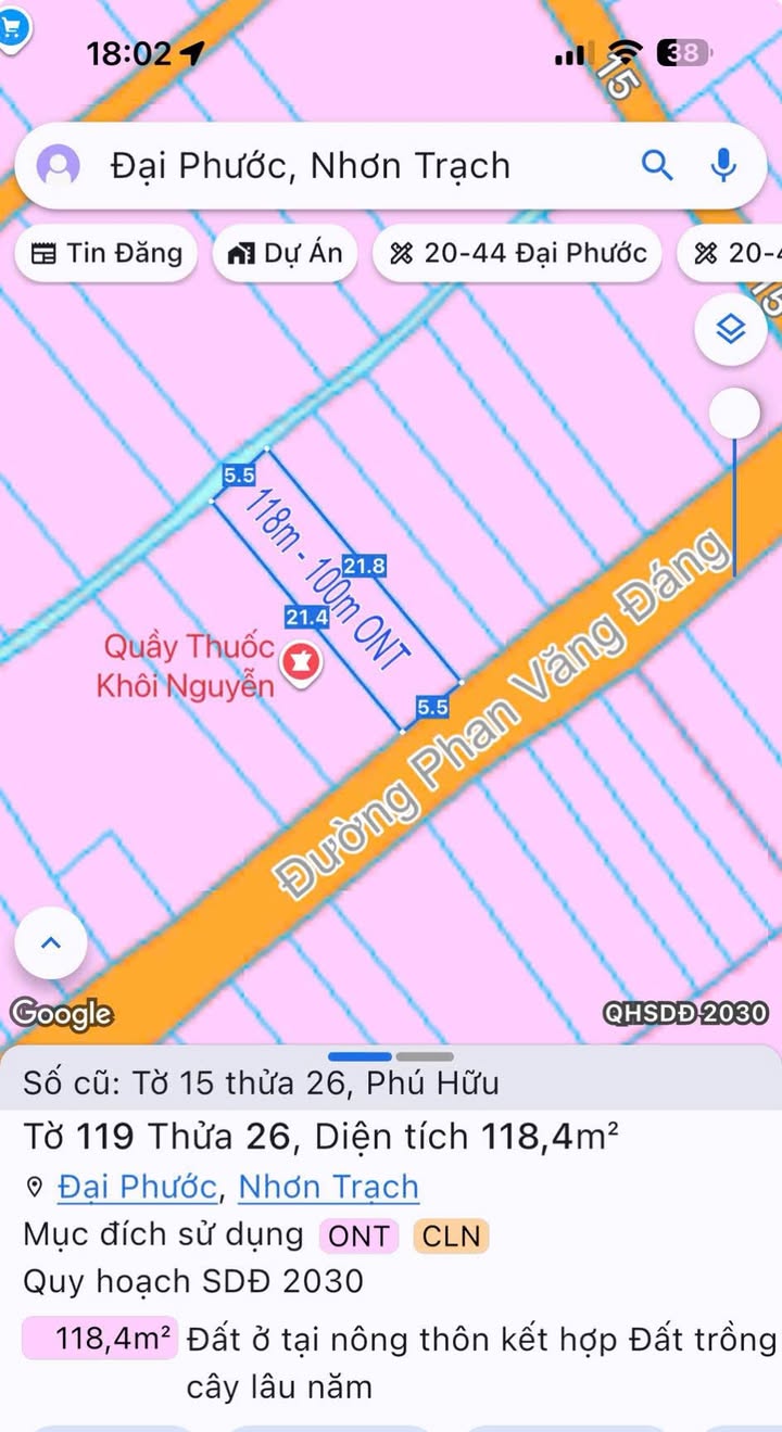 Nhà Mặt Tiền Phan Văn Đáng, Đại Phước - Kinh Doanh Sầm Uất, Giá 3.45 Tỷ